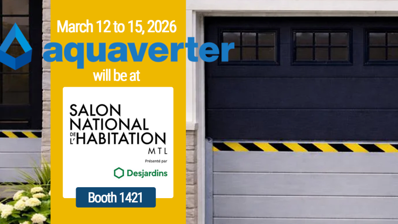 Aquaverter at Salon National de l’Habitation Montreal 2026