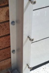 Construction durable en aluminium pour barrière anti inondation